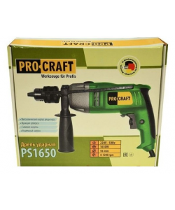 Masina de gaurit cu percutie 980W, 1200RPM, PROCRAFT PS-1650