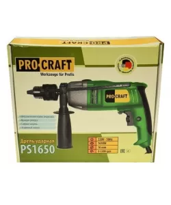 Masina de gaurit cu percutie 980W, 1200RPM, PROCRAFT PS-1650 Masina de gaurit cu percutie 980W, 1200RPM, PROCRAFT PS-1650
