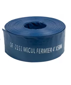 Furtun apa refulare Flat PVC 4" 50M 2 bar Furtun apa refulare Flat PVC 4" 50M 2 bar