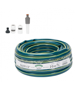 Furtun BLUEBOS PLUS 1/2" 20m cu set duze