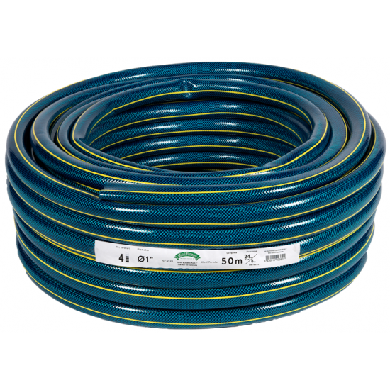 Furtun BLUEBOS PLUS 1" 50m 4str cl3 rezistenta