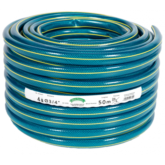 Furtun BLUEBOS PLUS 3/4" 50m 4str cl3 rezistenta