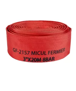 Furtun pompier 3" 20m 8bar fara capete ROSU Furtun pompier 3" 20m 8bar fara capete ROSU