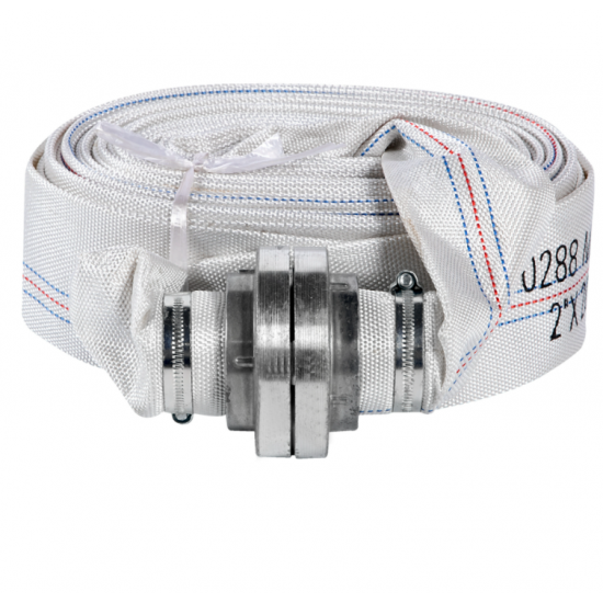 Furtun pompier cu capete si insertie de cauciuc 2"*20m