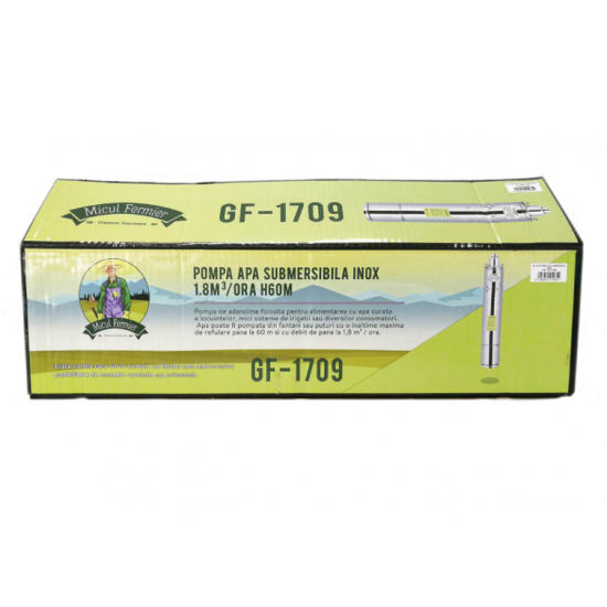 Pompa apa  60M INOX 4SK-100 cu snec 1.8MC