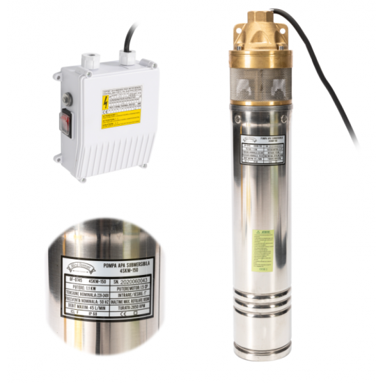 Pompa apa submersibila 4SKM-150, 1100 W, 90 m