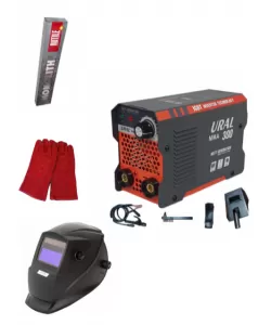Aparat de sudura URAL + Masca de sudura automata + Electrozi + Manusi
