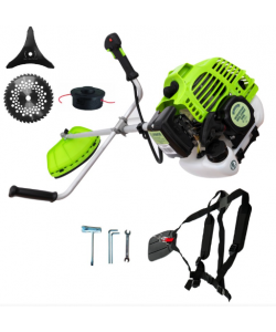 Motocositoare Micul Fermier 3.4 CP- Verde + 3 sisteme de taiere