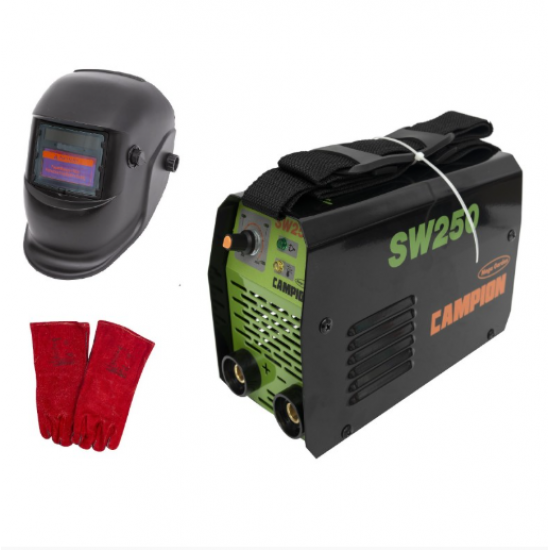 Aparat de sudura invertor Campion SW250A + Masca sudura automata + Palmari