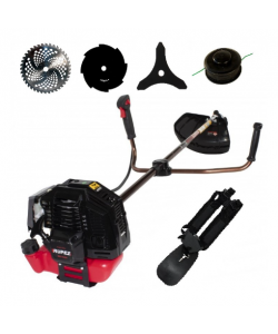 Motocoasa RUPEZ 5.6CP, 5.6CC + 4 sisteme de taiere
