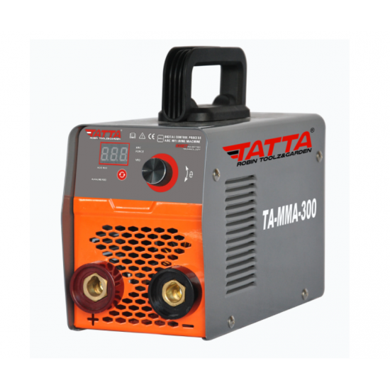 Aparat de sudura smart Tatta TA-MMA-300, autotestare la pornire, putere absorbita 9.5 kVA, eficienta 85%, electrod 1.6-4.0 mm