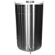 Butoi din inox 300L cu capac si canea Butoi din inox 300L cu capac si canea