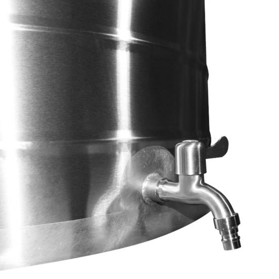 Produs resigilat Butoi din inox cu capac 350 L Produs resigilat Butoi din inox cu capac 350 L