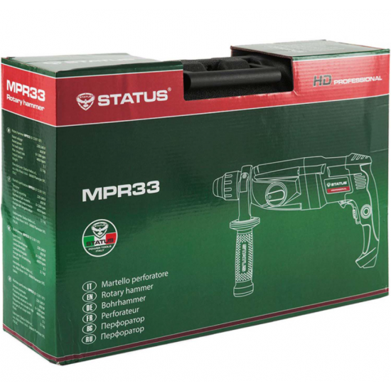 Ciocan Rotopercutor STATUS MPR33, 850W, 1200RPM, 4850 BPM 3J, SD+