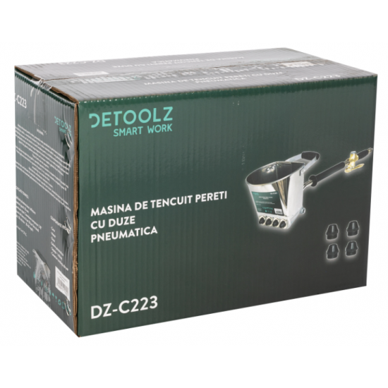 Masina pneumatica tencuit pereti cu duze