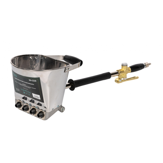 Masina pneumatica tencuit pereti cu duze