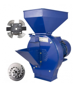 Moara cereale Temp 2 + Razatoare fructe, Uruitor electric 2.5 kW, 2800 rpm