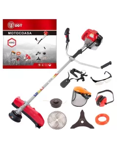 Motocoasa DDT DDT-0042 , 6 CP, 51,7 CC, 2 timpi, 6000 RPM, 150 cm lungime arbore,8 accesorii incluse Motocoasa DDT DDT-0042 , 6 CP, 51,7 CC, 2 timpi, 6000 RPM, 150 cm lungime arbore,8 accesorii incluse