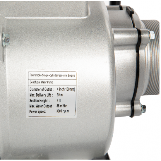 Motopompa pe benzina 4" 4 timpi