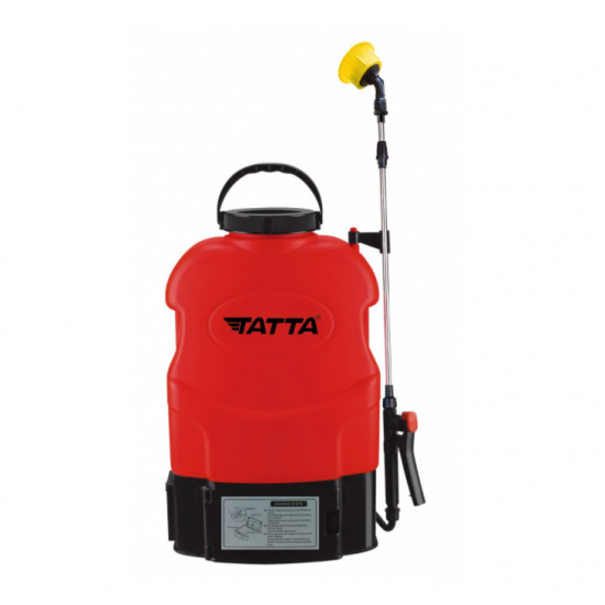 Pompa pentru stropit Tatta TP-1831A, cu acumulator, 12V 8Ah, incarcator 1 A, motor 3.6 lpm, rezervor tip rucsac, 18 l