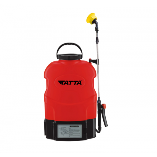 Pompa pentru stropit Tatta TP-2010A, cu acumulator, 12V 8Ah, incarcator 1 A, motor 3.6 lpm, rezervor tip rucsac, 20 l