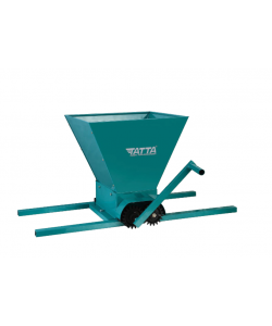 Zdrobitor de struguri Tatta TZ-1802 VR, capacitate maruntire 300 kg/h, cuva 25 l, Fier, Verde