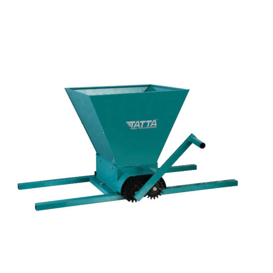 Zdrobitor de struguri Tatta TZ-1802 VR, capacitate maruntire 300 kg/h, cuva 25 l, Fier, Verde