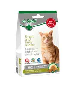Snack pentru vitalitate crescuta, Dr. Seidel,  pentru pisici, (cu CBD), 50 g