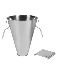 Con pentru sacrificare pasari 42x39x14cm zincat Con pentru sacrificare pasari 42x39x14cm zincat