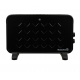 Convector electric Luxury HAUSBERG HB-8220, 2000W, 2 trepte de putere, termostat, protectie supraincalzire, indicator luminos, functie Turbo, Negru