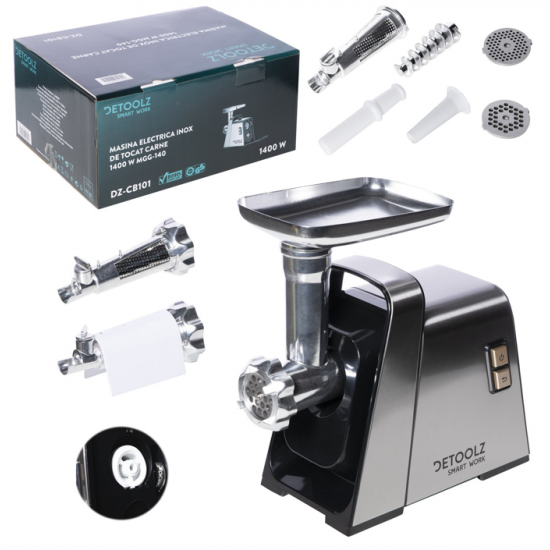 Masina electrica inox de tocat carne 1400W MGG-140