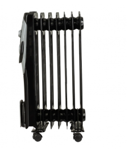 Calorifer electric Hausberg HB-8900NG, 1500 W, 7 elementi, 3 nivele de putere, termostat reglabil