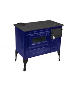 Soba Bucatarie Albastru Lemne Plita Fonta Evacure Partea Stanga 6kw Soba Bucatarie Albastru Lemne Plita Fonta Evacure Partea Stanga 6kw