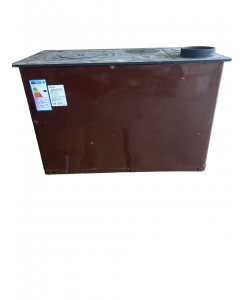 PRODUS RESIGILAT  SOBA PE LEMNE CU PLITA SI CUPTOR TIP A 80X44X75 CM, MARO, COS STANGA 1
