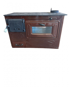 PRODUS RESIGILAT SOBA PE LEMNE CU PLITA SI CUPTOR A , 130 MM, 80X44X75 CM, MARO,COS DREAPTA 3