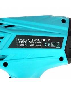  Pistol electric aer cald Detoolz 2000 W 2 trepte 600ᵒC