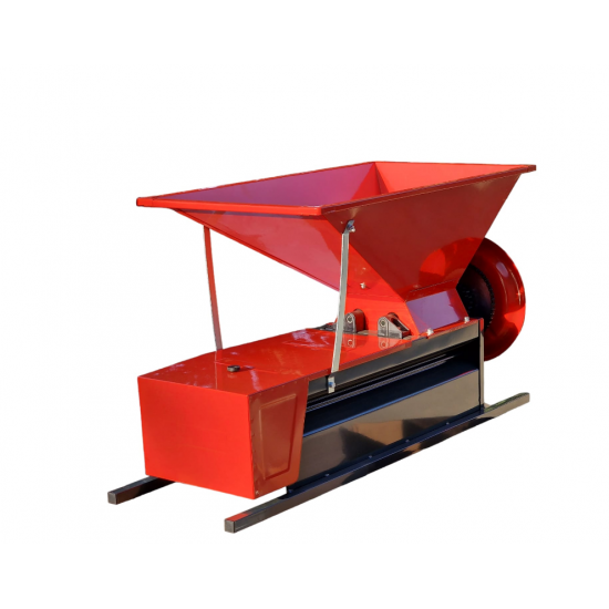 Zdrobitor de struguri Elefant cu desciorchinator,tambur aluminiu, cuva 65L