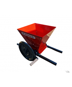 Zdrobitor de struguri manual Elefant, tambur aluminiu, cuva 30L