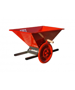 Zdrobitor de struguri manual Elefant, tambur aluminiu, cuva 55L