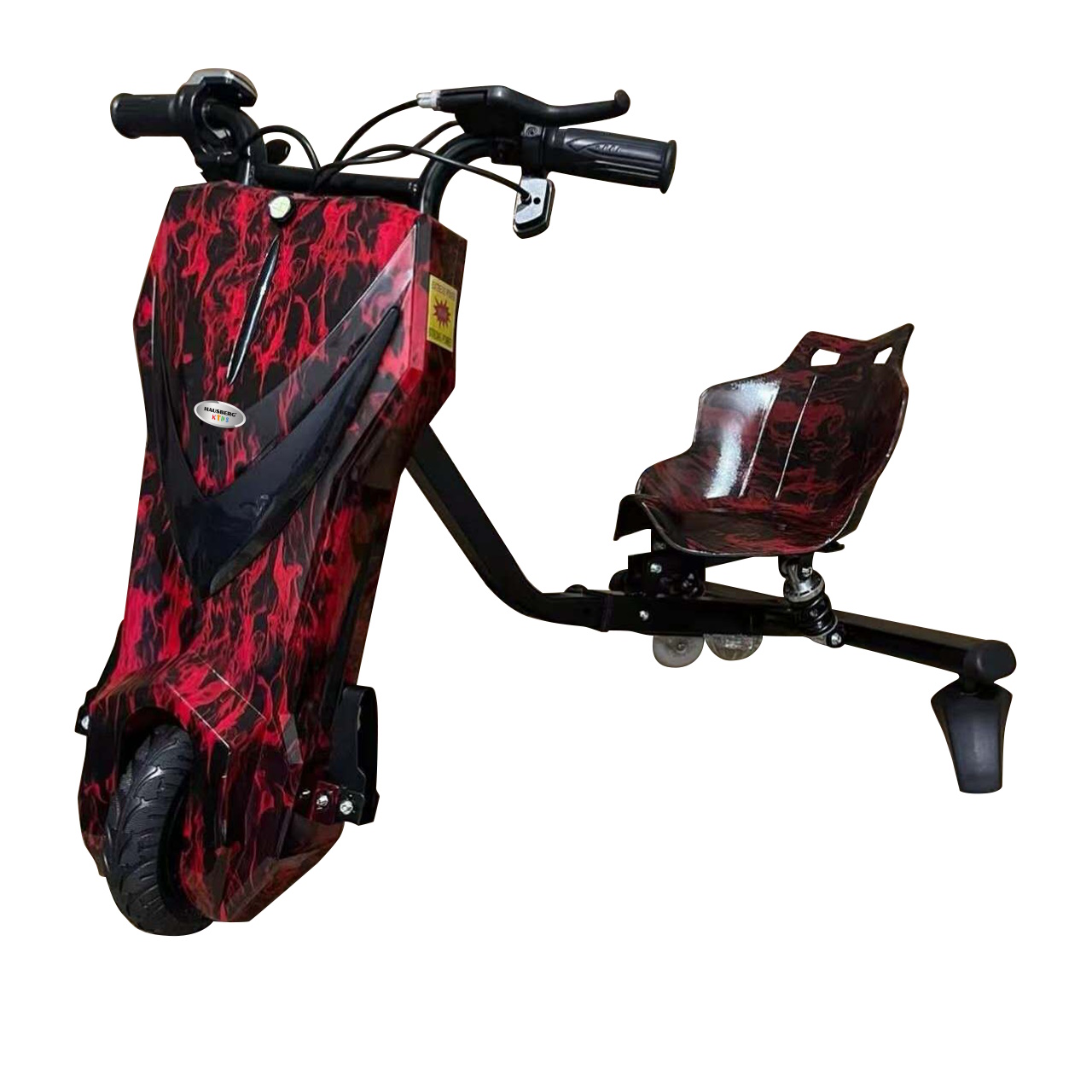 Hausberg Tricicleta electrica Drift HAUSBERG KIDS HB-KD 05RS, 8inch, viteza 15 km/h , autonomie 10-15 km, motor 250 W, rosu/negru