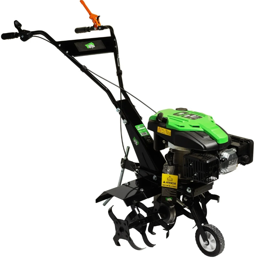 Outdoor Power Equipment Motocultor Micul Fermier 6cp 173cc, benzina 4T, 1 viteza, pornire manuala, cu roata transport