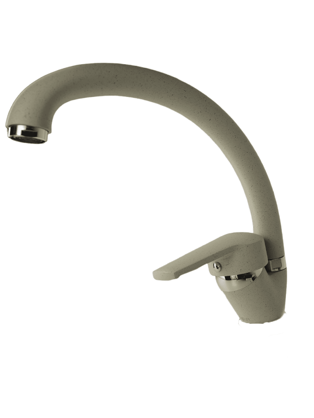 Baterie bucatarie si baie, bej, alama, cartus ceramic, monocomanda, FLEKO FZUF-MB203