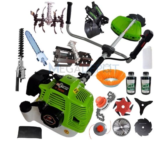 Pachet complet Motocositoare pe benzina PartnerPro DX52E New Generation , 5.5CP, 52CC, 9000RPM, toate accesoriile incluse
