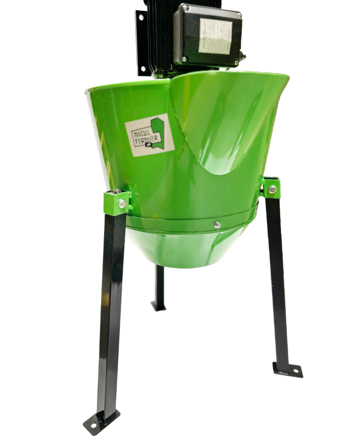 Razatoare de legume si fructe fara samburi Micul Fermier, 1.1KW, capacitate de productie 1200Kg/h, volum 35L