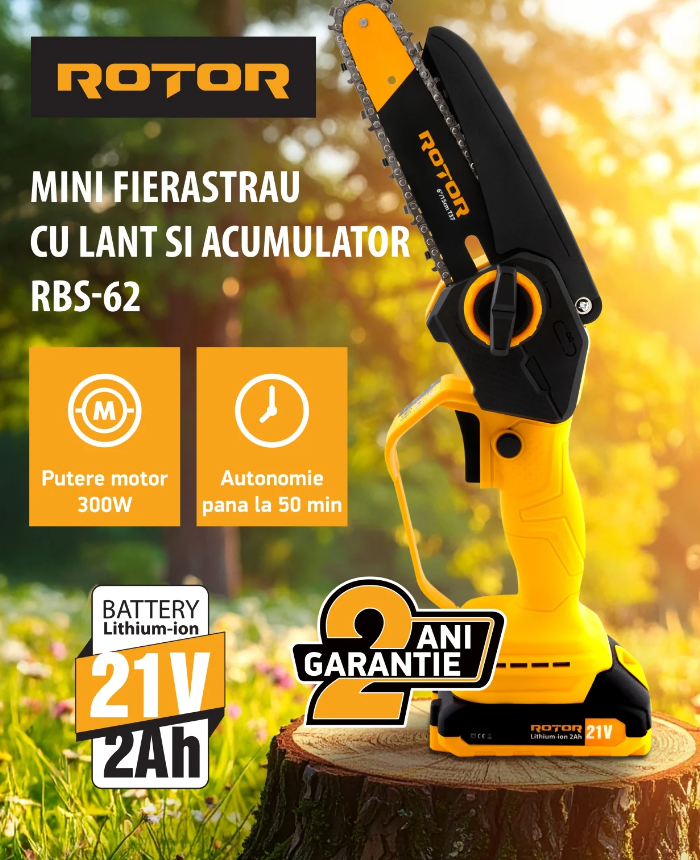 grey's anatomy sezonul 6 episodul 1 online subtitrat Mini drujba 6" RBS-62 ROTOR, 1 acumulator 21V/2Ah, 1 x incarcator