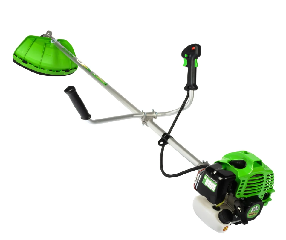 triciclu cu motor pe benzină Motocositoare Micul Fermier 1.9CP, 43CC, motor benzina 2T, pornire rapida, 3 accesorii, tija 28mm