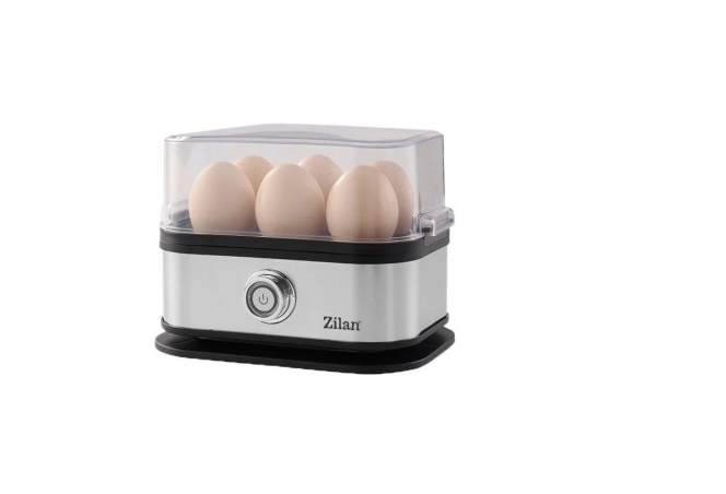 Fierbator oua electric Zilan ZLN4109 - capacitate 6 oua, inox, oprire automata, 200W