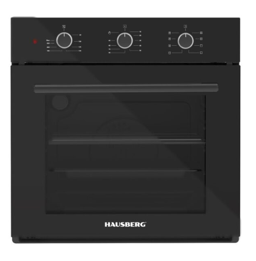 Hausberg Cuptor electric incorporabil Hausberg HB-8044NG 58L 1600W Turbo 9 programe Negru