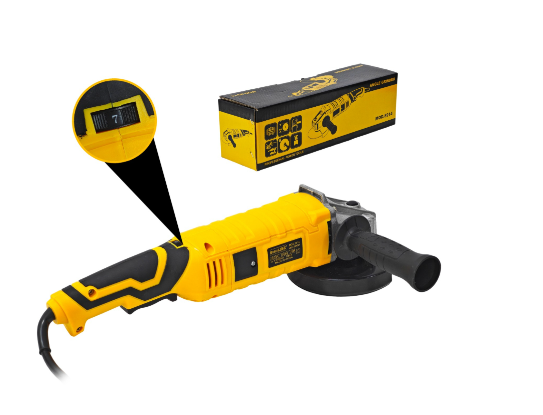 Polizor unghiular DDT Angle Grinder, 1100W, coada lunga, 10000 Rpm, 100-125 mm