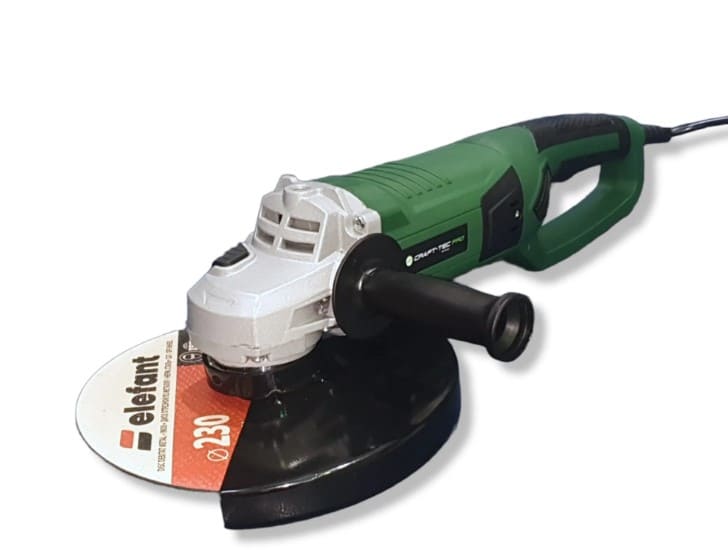 Polizor unghiular CRAFT-TEC PXAG-228A, 6000 rpm, 2600 W, 220 V, diametru disc 230 mm